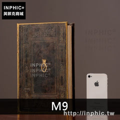 INPHIC-裝飾品擺設復古道具書辦公室懷舊鄉村擺件美式模擬書書房書架-M9
