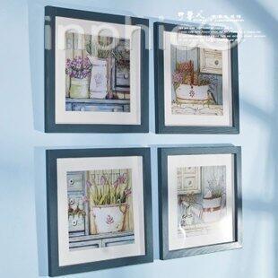 INPHIC-ZF-I213 景德鎮 陶瓷 春長溪水流 瓷板畫 壁畫 壁飾 有框