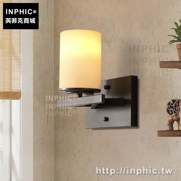 INPHIC-玻璃鄉村歐式復古美式壁燈走廊