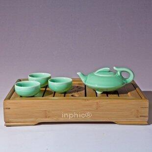 INPHIC-整套茶具梅子青碟飛運來盛水竹茶盤青瓷茶具套裝