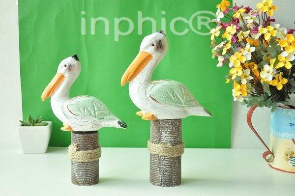 INPHIC-北歐原木雕刻海鳥海鷗地中海動物家居擺飾創意家居飾品