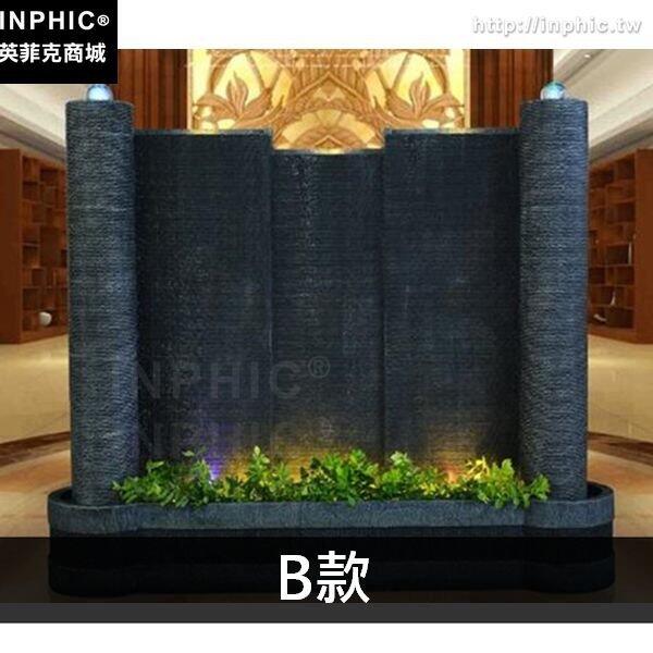 INPHIC-別墅魚缸砂巖流水噴泉家居擺設假山材質落地歐式花園-B款