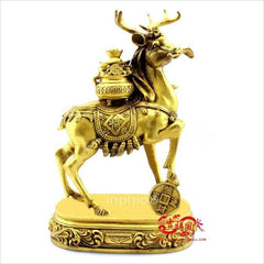 INPHIC-開光壽鹿獻寶擺件屬牛開運寶物吉祥物