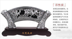 INPHIC-活性炭雕工藝品 馬到成功碳雕擺飾 朋友的