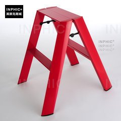 INPHIC-彩色家用梯子梯凳紅色人字梯加粗梯工藝梯烤漆梯