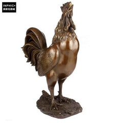 INPHIC-開運 開光純銅大公雞辦公室金雞報曉裝飾品銅公雞