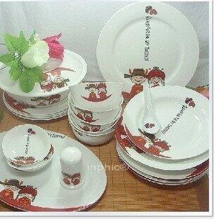 INPHIC-陶瓷瓷器56頭餐具喜結良緣情侶套裝餐具瓷