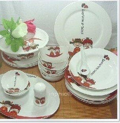 INPHIC-陶瓷瓷器56頭餐具喜結良緣情侶套裝餐具瓷