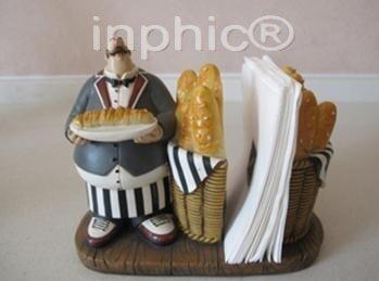 INPHIC-歐式大肚子管家麵包紙巾架 家居裝飾 餐廳裝飾 紙巾架