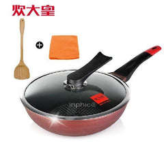 INPHIC-炒鍋不粘鍋無煙鍋鉆石炒鍋鍋具廚具電磁爐通用30cm