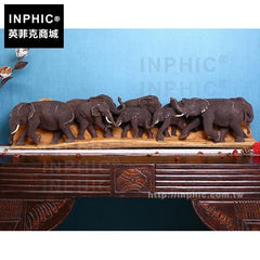 INPHIC-大象木雕泰國擺飾桌面擺設客廳東南亞客廳