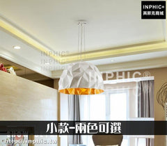 INPHIC-巖石吊燈餐廳北歐造型燈具酒吧-小款-兩色可選