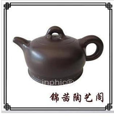 INPHIC-紫玉金砂紫砂手工國家級職稱-如意 紫泥 160cc