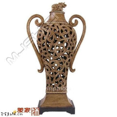 INPHIC-歐式風格復古花瓶現代時尚客廳 花器陶瓷花插鏤空花瓶