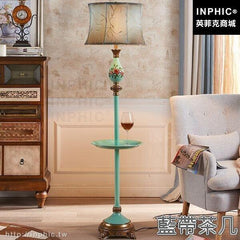 INPHIC-客廳床頭落地燈簡約歐式書房檯燈美式臥室-藍帶茶幾