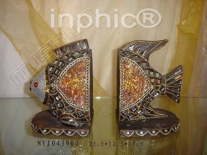 INPHIC-歐式客廳裝飾擺件東南亞風格傢俱飾品泰國田園家居魚書檔