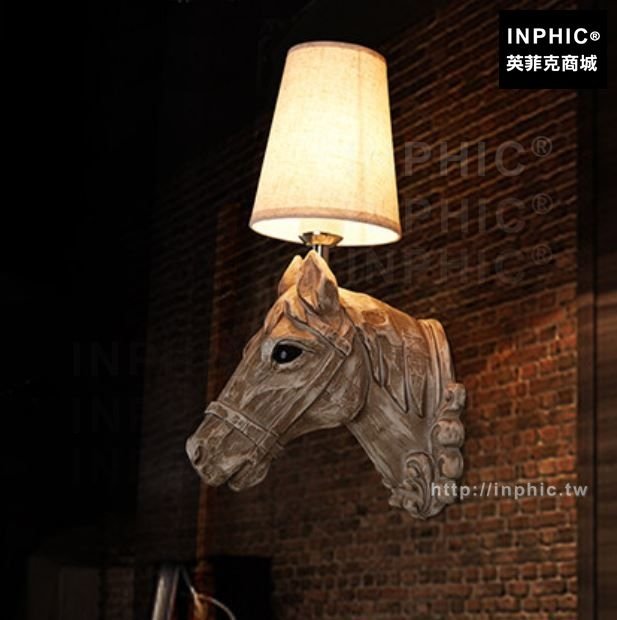 INPHIC-酒店壁燈餐廳臥室馬燈樓梯客廳北歐簡約樹脂
