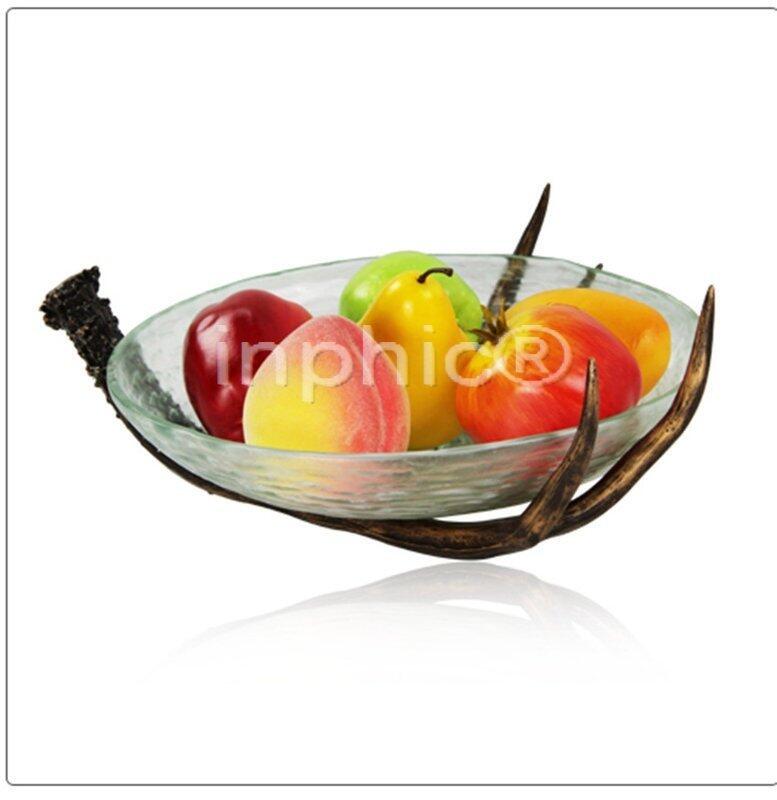 INPHIC-水果盤 創意時尚 玻璃水晶 鷹爪造型果盆果籃 歐美風零食盤