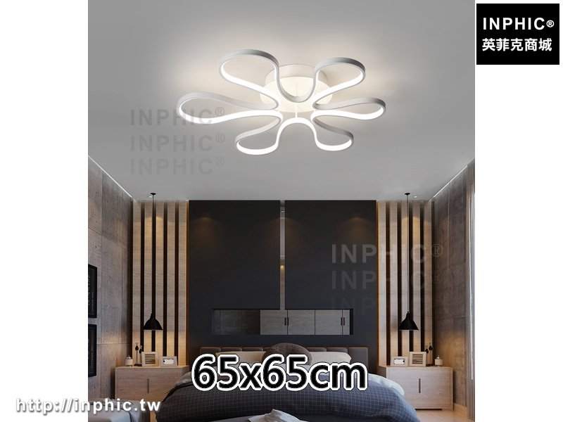 INPHIC-簡約吸頂燈臥室燈飾led北歐燈飾客廳燈現代書房燈具-65x65cm