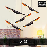 INPHIC-餐廳吧臺北歐鋁材吊燈咖啡廳服裝店後現代酒吧燈具-大款