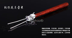 INPHIC-純銀龍頭鐵壺夾 鐵壺叉鐵壺配件 茶道茶藝送