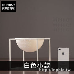 INPHIC-透明北歐擺設擺件裝飾植物餐桌花器花瓶-白色小款