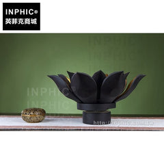 INPHIC-擺飾擺設東南亞居家飾品泰國工藝品蓮花桌面裝飾客廳木雕