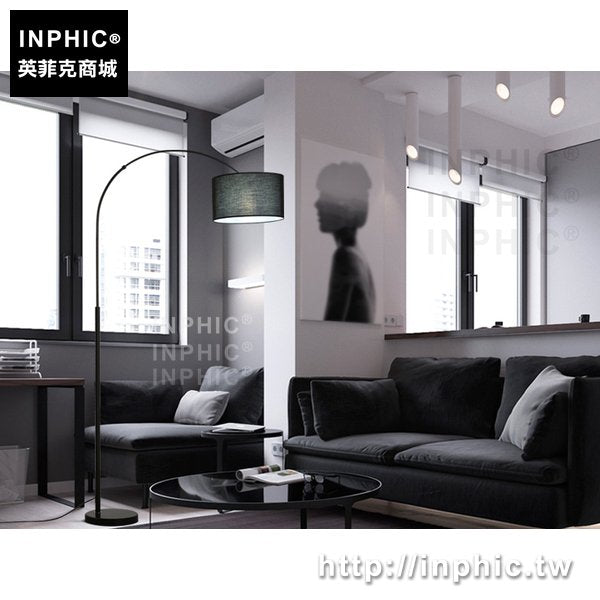 INPHIC-現代客廳布質北歐落地燈簡約床頭臥室書房