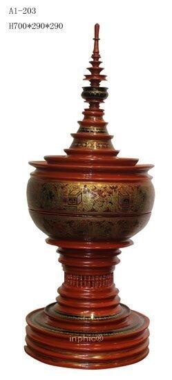 INPHIC-東南亞 家居飾品 泰國風格 擺飾 工藝品 寶盒 手繪漆罐