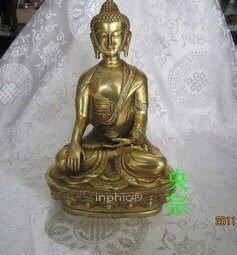 INPHIC-如來佛 --7吋 21公分 尼泊爾 黃銅工藝