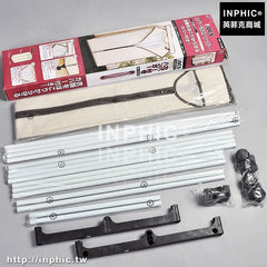 INPHIC-布藝摺疊組裝簡易衣櫃收納櫃整理衣櫥掛衣桿大學生宿舍神器儲物櫃-米黃色