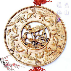 INPHIC-金魚吐財 開光桃木魚掛件 金玉滿堂 富貴有餘 招財避邪 化煞