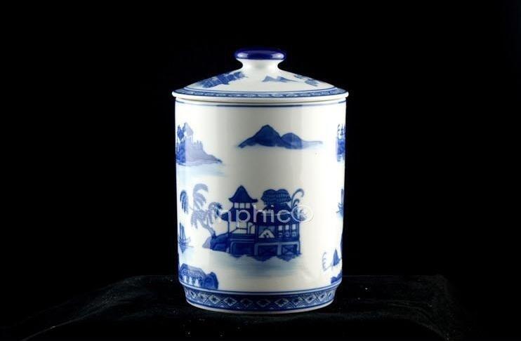 INPHIC-光德鎮陶瓷青花瓷燉鍋湯盅 藥盅 參罐燉盅燉燕窩 爐可用