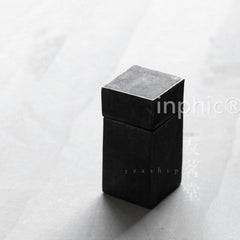 INPHIC-日本陶藝家 三占修 鐵黑 矩形茶倉 茶罐 茶席設計 1