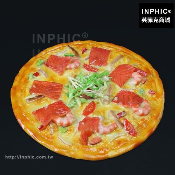 INPHIC-西餐廳櫥窗擺放pizza仿真食品12寸海鮮披薩模型