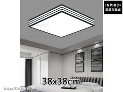 INPHIC-臥室燈燈具房間燈現代簡約客廳燈長方形書房吸頂燈 -38x38cm