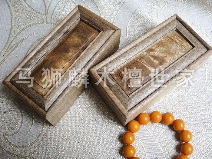 INPHIC-金絲楠木首飾盒珠寶盒 黃金樟癭木面板首飾箱 R號收納盒印章盒