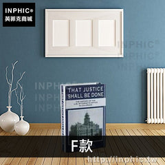 INPHIC-辦公室飾品家居假書簡約裝飾擺件模擬書攝影道具-F款