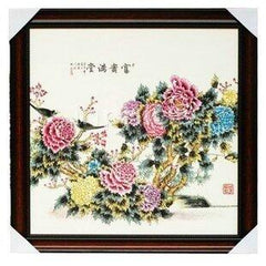 INPHIC-ZF-I210 景德鎮 雅致陶瓷 富貴滿堂 瓷板畫 壁畫 壁飾 有框