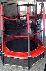 INPHIC-家庭室內蹦床幼兒園蹦床帶護網保護跳跳蹦蹦床