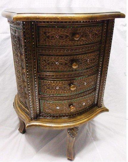 INPHIC-東南亞 家居飾品 泰式飯店 會所 木雕 小傢俱 四層宮廷櫃