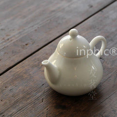 INPHIC-無由 如玉 白瓷壺 陶瓷茶壺 梨形壺 全手工 精品