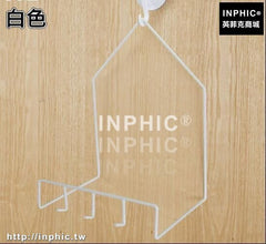 INPHIC-衛生間洗臉盆掛鉤簡易三角掛牆盆架置物架無痕吸盤式壁掛免釘掛架-白色