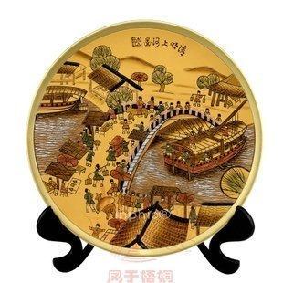 INPHIC-3號盤清明上河圖原創手工家居工藝品陶器陶瓷