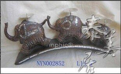 INPHIC-樹脂工藝品 木雕擺飾 家居裝飾品三象過橋燭臺