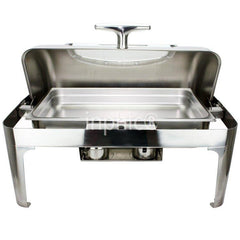 INPHIC-自助餐設備翻蓋餐爐可電熱餐具可視方形自助餐爐不鏽鋼透視白