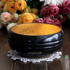 INPHIC-陶瓷餐具黑釉金碗湯碗多用碗瓷碗創意瓷飯碗泡麵碗麵碗