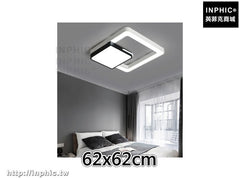 INPHIC-客廳燈現代臥室燈吸頂燈簡約方形房間燈具led-62x62cm