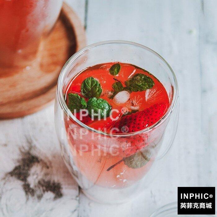 INPHIC-耐熱玻璃雙層杯 水杯 茶杯 人工吹製