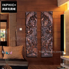 INPHIC-工藝品泰佛鏤空板家居木雕東南亞牆飾裝飾客廳泰國